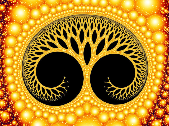 Tree of Life Golden Fractal