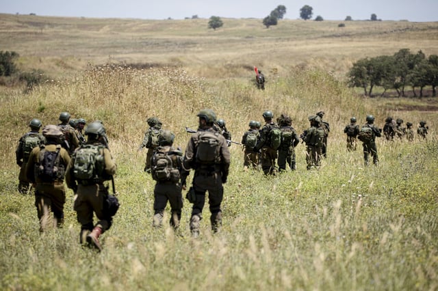 The IDF on May 8, 2024 in Golan Heights.