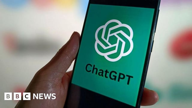 ChatGPT logo on a phone