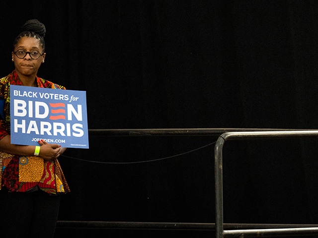 Supporters gather during a campaign event with President Joe Biden at Girard College, Wednesday, May 29, 2024, in Philadelphia. (AP Photo/Joe Lamberti)