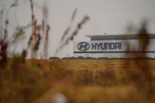 A view shows the Hyundai assembly plant in Montgomery, Alabama, U.S., December 4, 2022.
