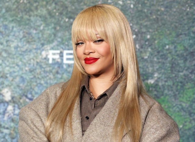 Rihanna on April 17, 2024 in London, England.