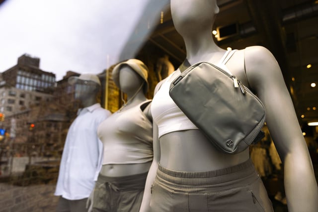 A Lululemon store in New York, US, on Thursday, March 7, 2024. Lululemon Athletica Inc. is scheduled to release earnings figures on March 21.