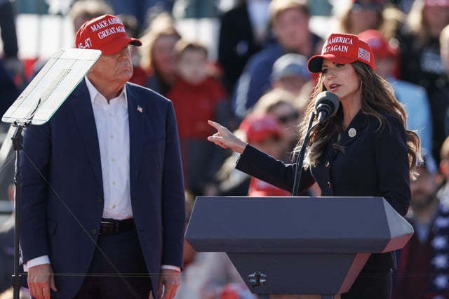 Trump and Noem