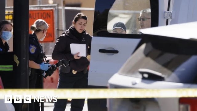 The scene of the shooting in 2022