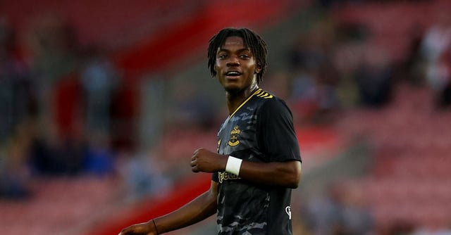 Soccer Football - Pre Season Friendly - Southampton v AFC Bournemouth - St Mary's Stadium, Southampton, Britain - July 25, 2023 Southampton's Romeo Lavia Action Images via Reuters/Matthew Childs/File Photo