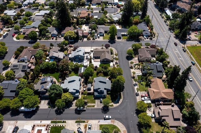 Homes in Napa, California, US, on Monday, May 6, 2024.