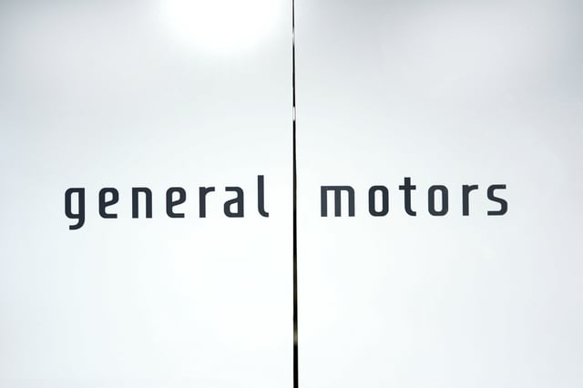 A General Motors logo is shown April 24, 2024, in Detroit. The board of General Motors on Tuesday, June 11, approved another $6 billion share repurchase as the Detroit automaker continues to build momentum in 2024. (AP Photo/Paul Sancya, file)