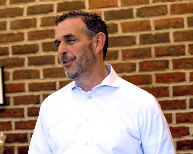 Republican state Sen. Michael Rulli answers questions at Inner Circle Pizza in Canfield as results begin to come in for a special election to fill the remainder of former U.S. Rep. Bill Johnson's term in the 6th Congressional District. Tuesday, June 11, 2024.