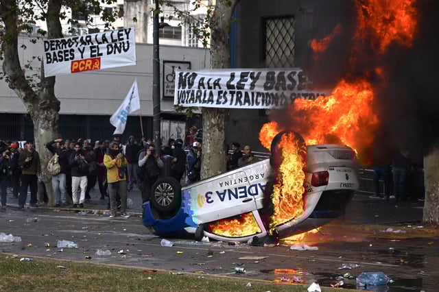 Protests In Buenos Aries