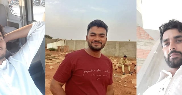Hamza’s three childhood friends from Pakistan who were on the boat that sank off Pylos, Greece, on June 14, 2023. They have been missing ever since