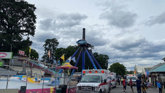 Approximately 30 riders were rescued after being stuck upside down on a ride at Oaks Amusement Park in Portland, Oregon on June 14, 2024.