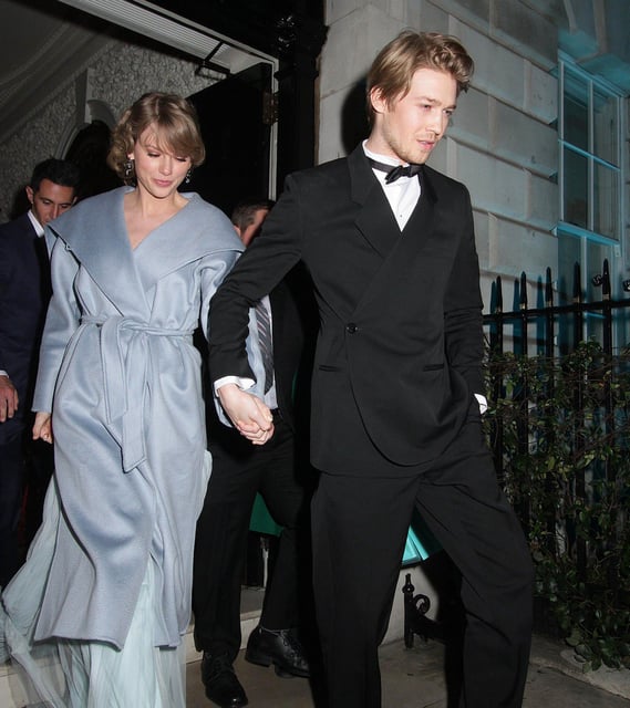 Taylor Swift and Joe Alwyn
at the British Vogue Fashion and Film BAFTA party in  London Feb 10, 2019.