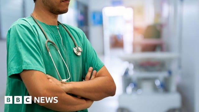 Doctor on a ward