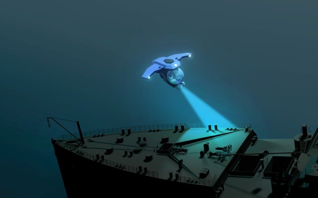 Ohio real estate billionaire Larry Connor says he'll visit the Titanic wreck in a two-person submersible now being designed.