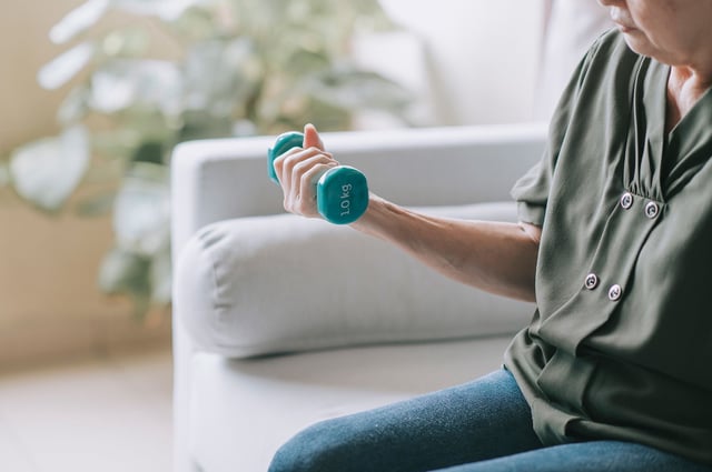Weighted exercise had the biggest impact, the study showed.