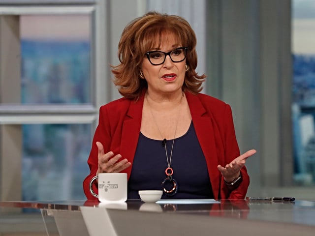 THE VIEW - 5/6/22 - Lindsay Granger is co-host and Senator Elizabeth Warren is a guest on The View on Friday, May 6, 2022. The View airs Monday-Friday, 11am-12pm ET on ABC. (Photo by Lou Rocco/ABC via Getty Images) JOY BEHAR