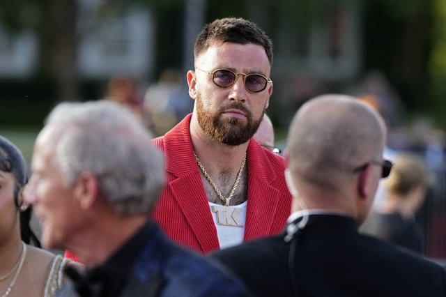 Travis Kelce June 13, 2024, in Kansas City, Mo.
