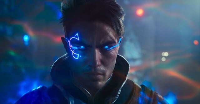 A close-up screenshot shows the face of Jak in Immortals of Aveum