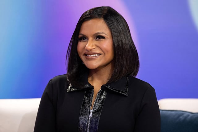 Mindy Kaling in October.