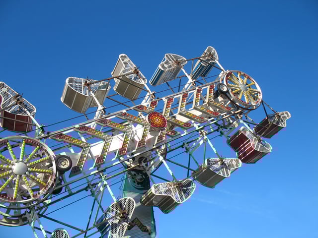 Carnival RIde Traps 18 Mid-Air Zipper Amusement