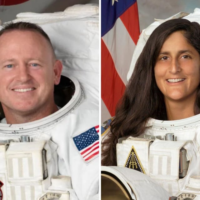 Barry "Butch" Wilmore and Suni Williams. They are the test crew for Starliner