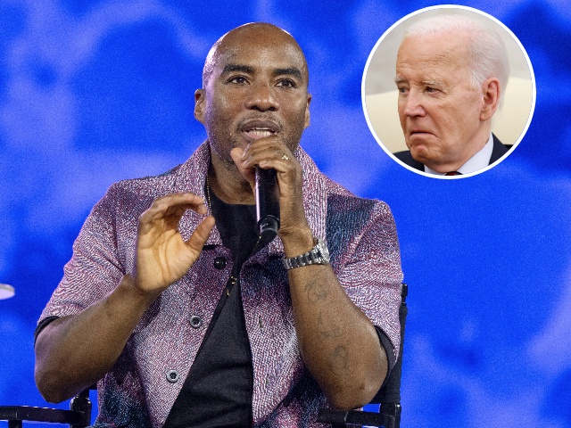 HOUSTON, TEXAS - JUNE 22: Charlamagne tha God speaks on stage during day 2 of the Cry Out 2024 at George R. Brown Convention Center on June 22, 2024 in Houston, Texas. (Photo by Marcus Ingram/Getty Images)