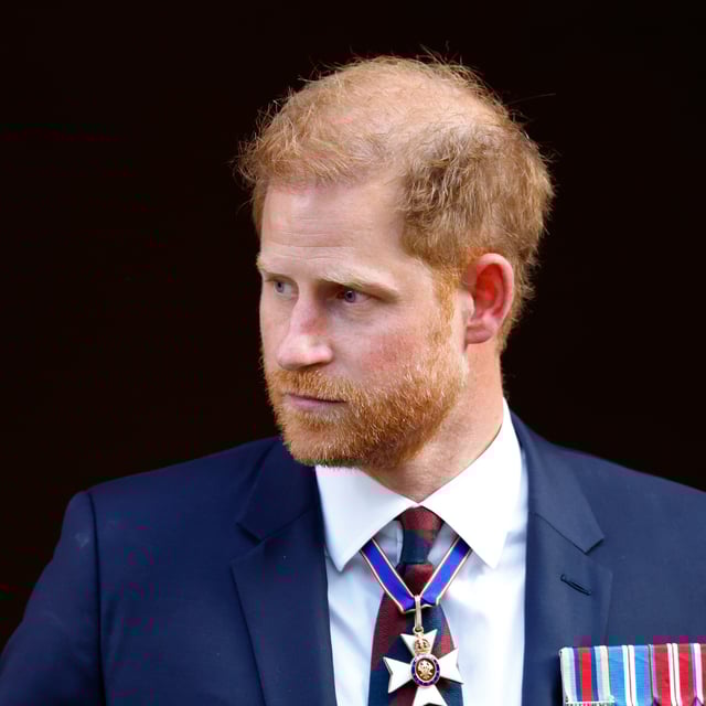 Prince Harry photographed in London, May 8, 2024. The prince has spoken about childhood grief in a new interview.