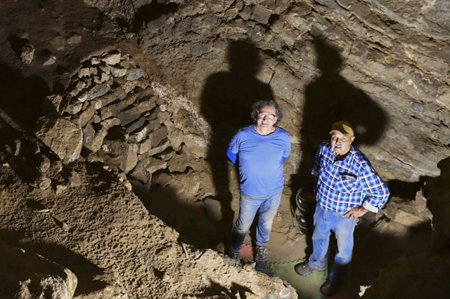 Researchers at Cloggs Cave in Australia