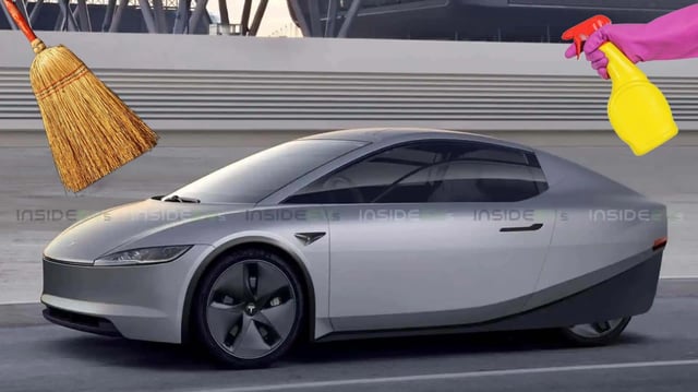 Here's How The Tesla Robotaxi Might Clean Itself: Technology