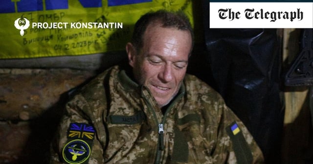 Peter Fouche set up Project Konstantin in 2022 as a team of independent volunteers in Ukraine