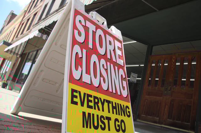 Bob's Stores is closing all of its store fronts, liquidating them and filing Chapter 11.