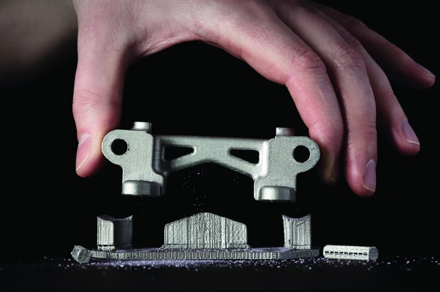 Desktop Metal 3D-printers make metal parts that can separated by hand.