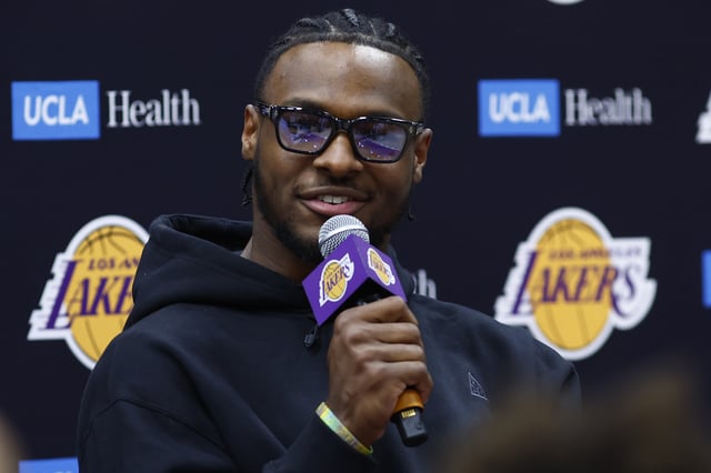 Lakers guard Bronny James