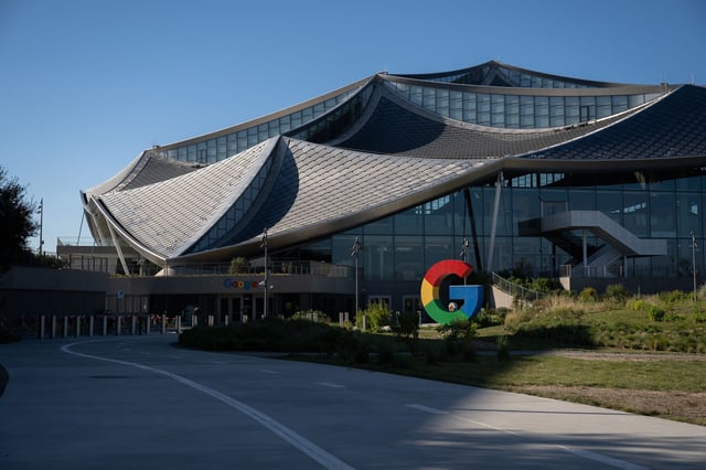 The Google Bay View campus in Mountain View, California, US, on Tuesday, Nov. 28, 2023.