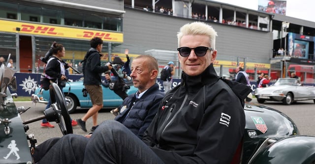 Formula One F1 - Belgian Grand Prix - Spa-Francorchamps, Spa, Belgium - July 30, 2023 Haas' Nico Hulkenberg during the drivers parade ahead of the Belgian Grand Prix REUTERS/Stephanie Lecocq/File photo
