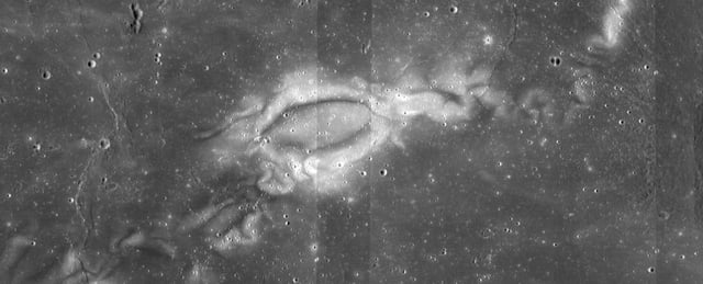 The Reiner Gamma lunar swirl.