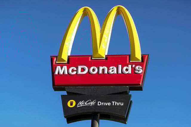 A McDonald's sign in Melbourne, Australia, on May 18, 2020.