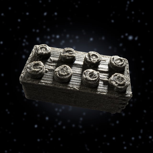 Lego-style 3D-printed brick by the European Space Agency