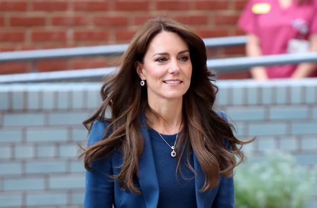 Kate Middleton, Princess Of Wales, is pictured here in December 2023 in London, England. 