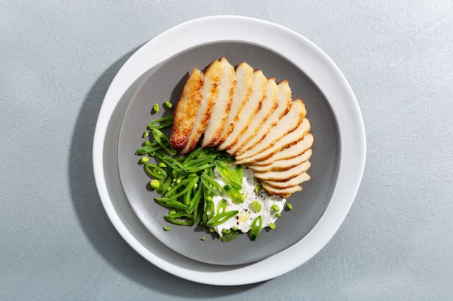Upside Foods' cultured chicken, which is now available in the US.