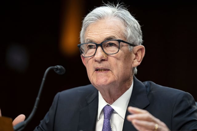 Chair of the U.S. Federal Reserve Jerome Powell speaks at the U.S. Capitol on July 9, 2024.