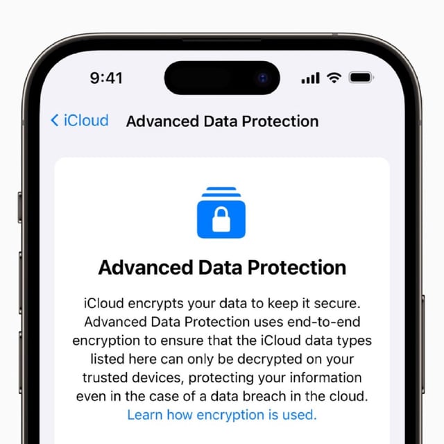 iCloud Advanced Data Protection