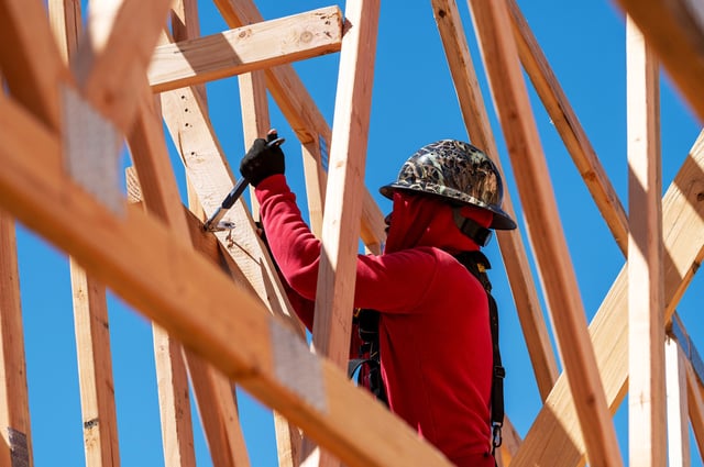 Construction work in Morgan Hill, Calif., on June 4, 2024. 