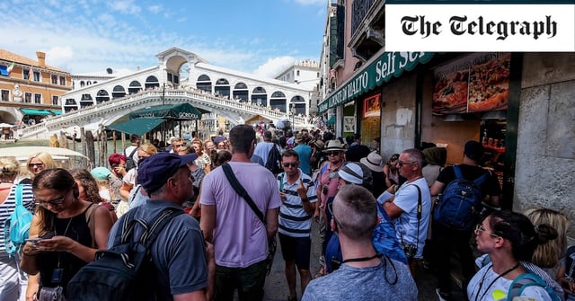 Venice attracted 20 million visitors last year, dwarfing the resident population