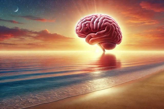 Calm Relaxed Healthy Brain