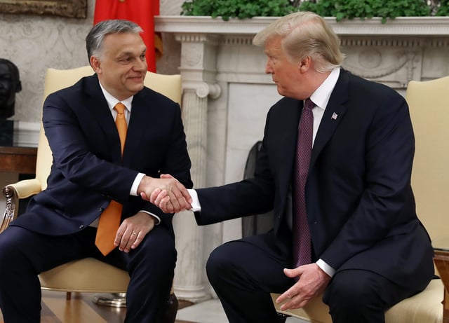 Orban visited the White House during Trump's presidency in 2019, and has more recently visited the former President in Florida.