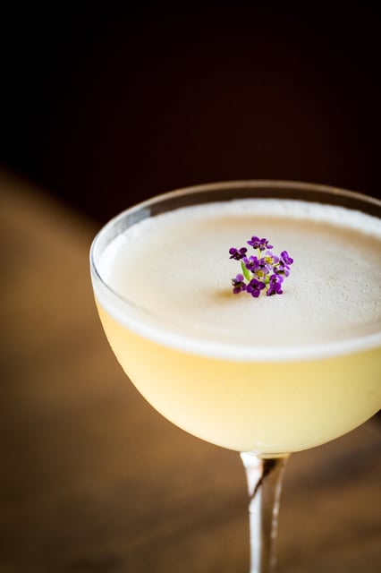 One of Zest bar’s signature cocktails, the City Bee’s Knees. Photo: Zest