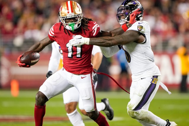 Brandon Aiyuk had a career high 1,342 yards last season.