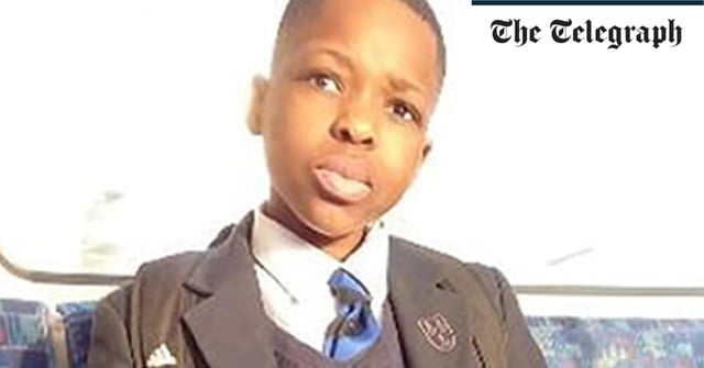 Daniel Anjorin, aged 14, was killed with a sword as he walked to school in east London in May. A man has been charged with murdering him.